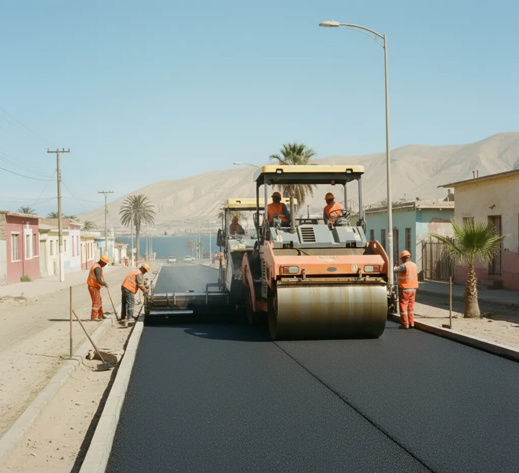 Trabajos de pavimentación
