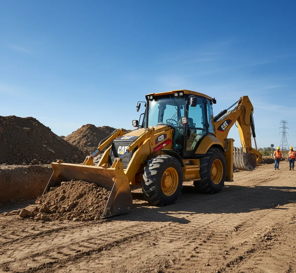 Retroexcavadora en Arica