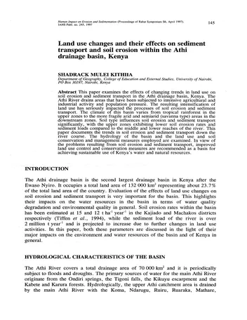 Más sobre Impacto Humano en la Erosión y Sedimentación